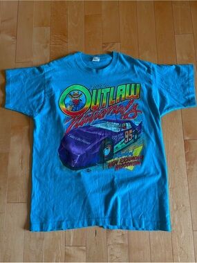 1995 nascar fruit of the loom graphic T shirt